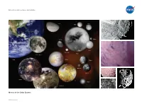 Moons of the Solar System Lithograph