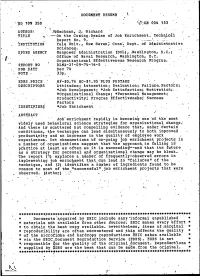 On the Codingdemise of Job Enrichment. Technical Yale