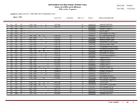 DEPARTMENT INSTRUCTIONAL REPORT-FINAL University Of