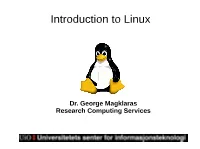 Introduction to Linux