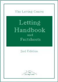 Letting Handbook and Factsheets