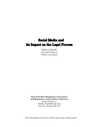 Social Networking Sites Play a Different and Larger Role, but Include Publishing Abilities Within Their Structures