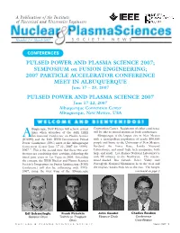 2007 Particle Accelerator Conference Meet In