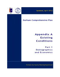 Appendix a Existing Conditions
