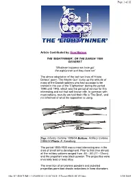 Article Contributed By: Finn Nielsen the 'EIGHTYNINER', OR THE