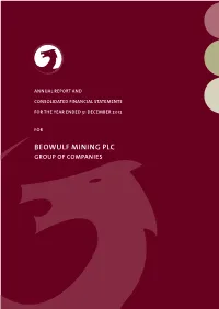Beowulf Mining Plc Group of Companies