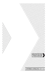 Course Catalog 2015-16