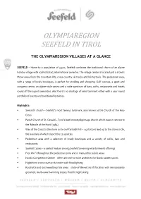 Olympiaregion Seefeld in Tirol