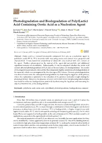 Photodegradation and Biodegradation of Poly (Lactic) Acid Containing