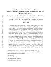The Stellar Population of H and Chi Persei: Cluster Properties