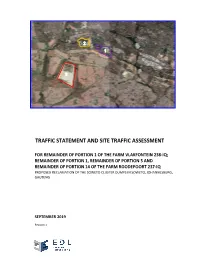 Traffic Statement and Site Traffic Assessment
