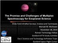 The Promise and Challenges of Multiplex Spectroscopy for Exoplanet Science