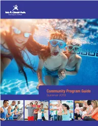 Community Program Guide Summer 2018