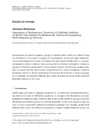 Stacky Lie Groups,” International Mathematics Research Notices, Vol