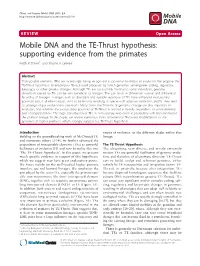 Supporting Evidence from the Primates Keith R Oliver1* and Wayne K Greene2