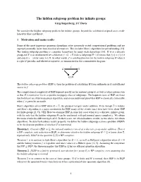 The Hidden Subgroup Problem for Infinite Groups