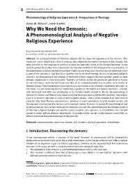 A Phenomenological Analysis of Negative Religious Experience