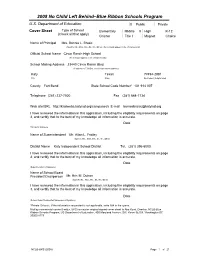 Cinco Ranch High School (As It Should Appear in the Official Records)