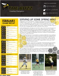 February Serving up Some Spring Wins
