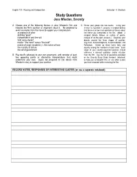 Serenity Study Guide Handout (Attached) Undermine Your Own