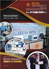 Newsletter SPECIAL ISSUE - 2020