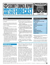 Security Council Report