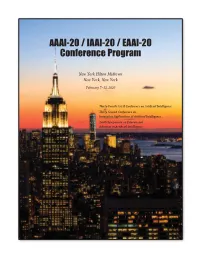 AAAI-20 Program/Exhibit Guide