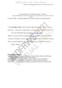 Avoiding Burnout at the Digital Forensics Coalface: Targeted Strategies for Forensic Agencies in the Management of Job-Related Stress