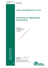 Garrylaun Mining Project Eiar
