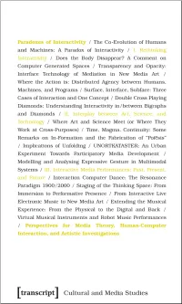 Paradoxes of Interactivity