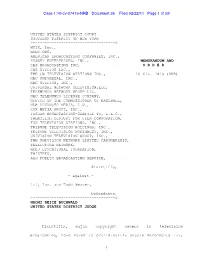 Preliminary Injunction (“Pls.’ Mem.”) at 4