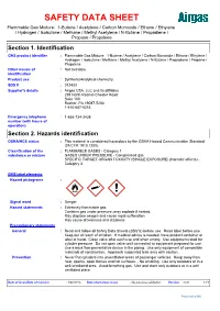 Section 5. Fire-Fighting Measures Extinguishing Media Suitable Extinguishing : Use an Extinguishing Agent Suitable for the Surrounding Fire