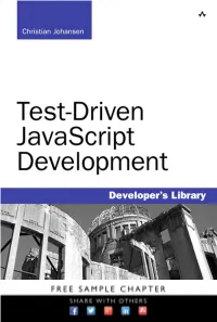Test-Driven Javascript Development Developer’S Library Series