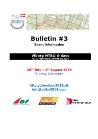 Bulletin #3 Event Information
