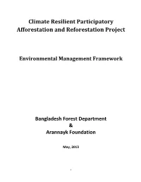 Climate Resilient Participatory Afforestation and Reforestation Project