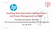 Enabling Next Generation Configuration And