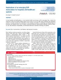 Implications of an Emerging EHR Monoculture for Hospitals And
