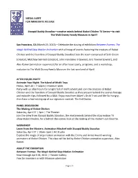 MEDIA ALERT for IMMEDIATE RELEASE Stoopid Buddy Stoodios
