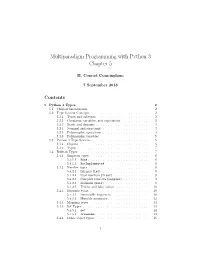 Multiparadigm Programming with Python 3 Chapter 5