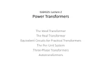 Power Transformers