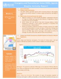 Uganda Weekly Activity Report