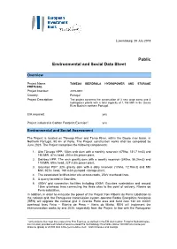 Environmental and Social Data Sheet