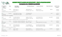 PERMIT APPLICATIONS REPORT Permit Application Date: 05/01/2019 Through 05/31/2019
