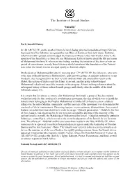 The Institute of Ismaili Studies