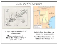 Dissenting and Middle Colonies