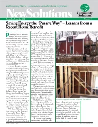 Lessons from a Recent Home Retrofit