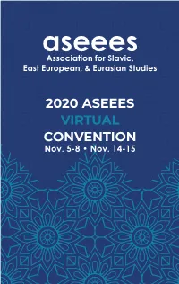 2020 Convention Program.Pdf