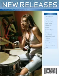 AUDIO + VIDEO 1/11/11 Audio & Video Releases *Click on the Artist Names to Be Taken Directly to the Sell Sheet