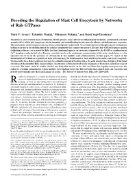 Exocytosis by Networks of Rab Gtpases Decoding the Regulation