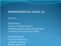 Horn Clauses A Definite Clause Is a Clause with Exactly One Positive Literal